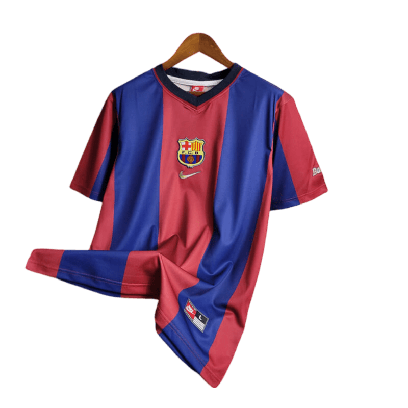 1998/1999 FC Barcelona Home Retro Kit - ClassicKits433 - GovintageJersey