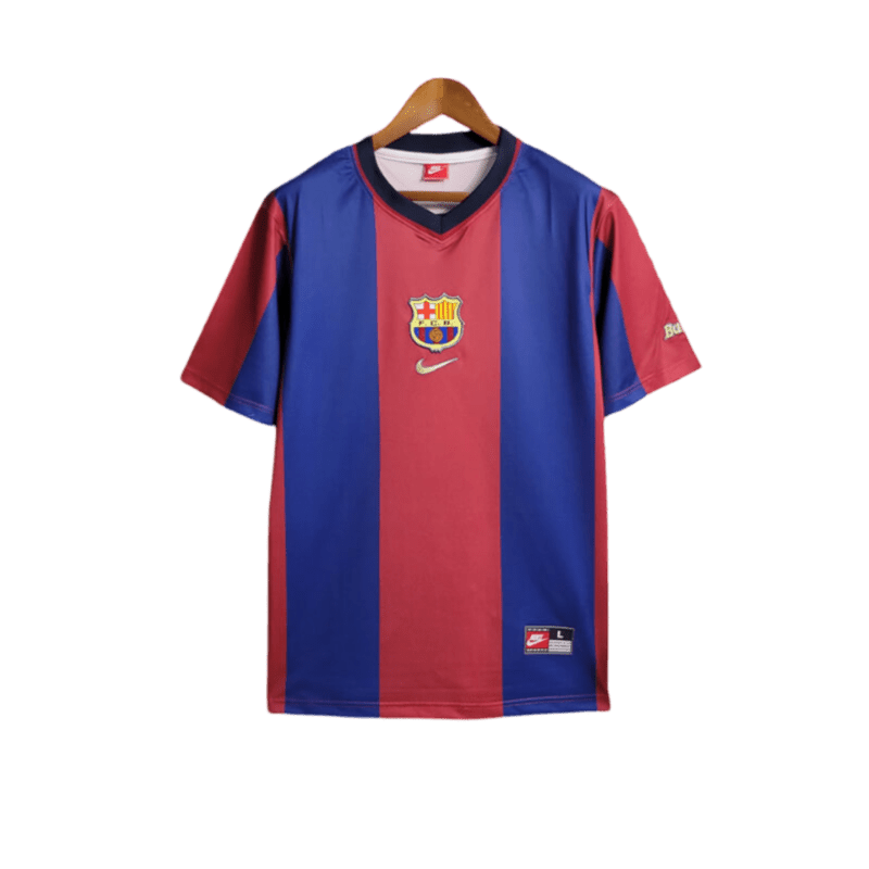 1998/1999 FC Barcelona Home Retro Kit - ClassicKits433 - GovintageJersey