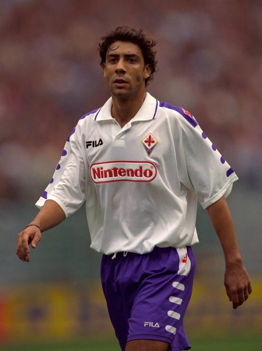 1998/1999 Fiorentina Florence Nintendo FILA Away Retro Kit - ClassicKits433 - GovintageJersey