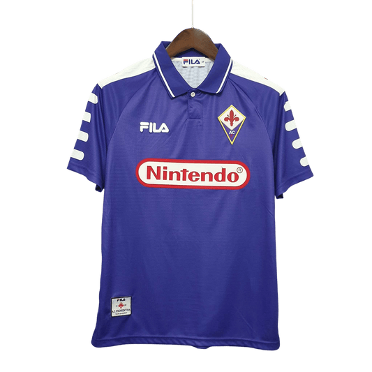 1998/1999 Fiorentina Florence Nintendo FILA Home Retro Kit - ClassicKits433 - GovintageJersey