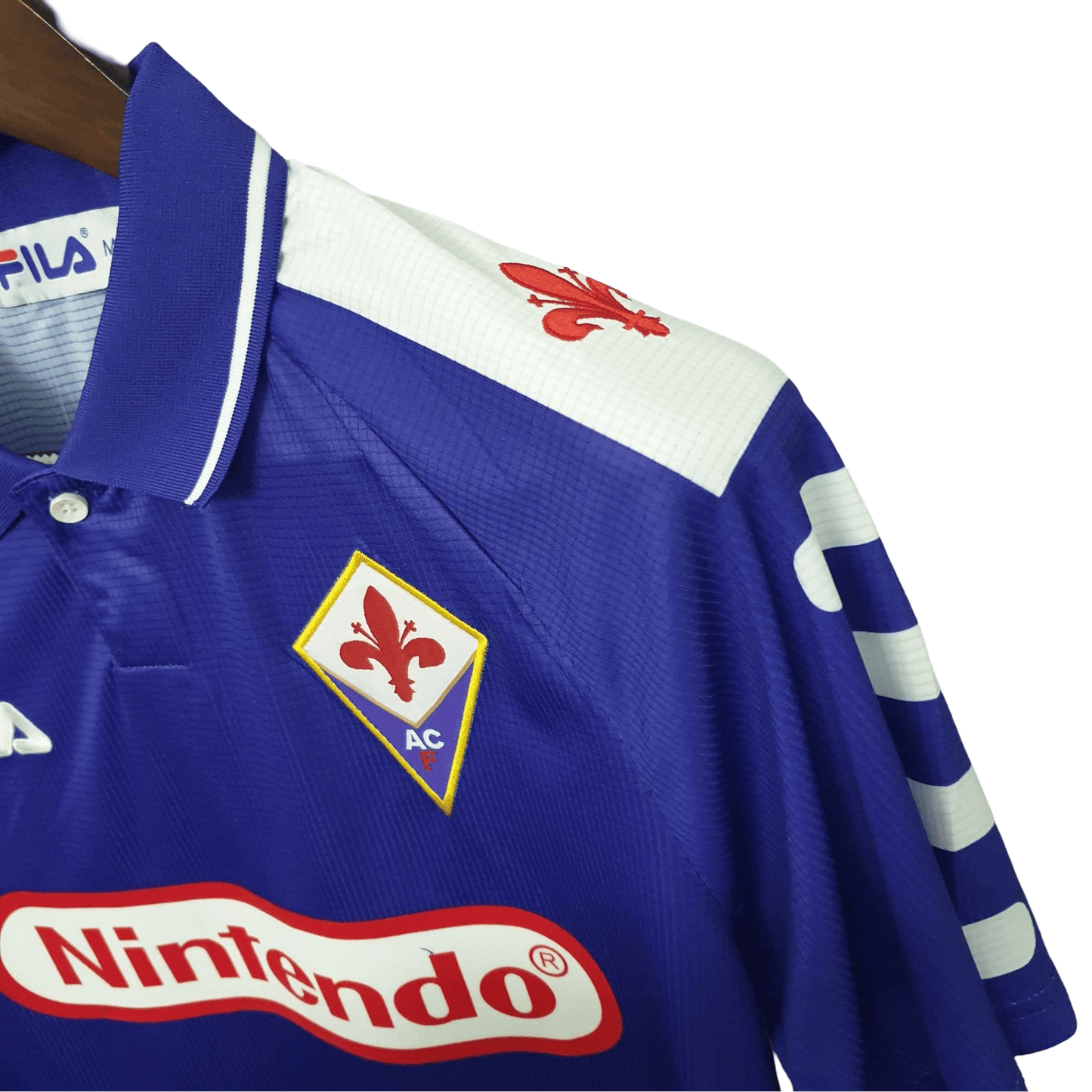 1998/1999 Fiorentina Florence Nintendo FILA Home Retro Kit - ClassicKits433 - GovintageJersey