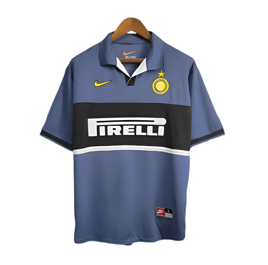 1998/1999 Inter Milan PIRELLI Third Blue Retro Kit - ClassicKits433 - GovintageJersey