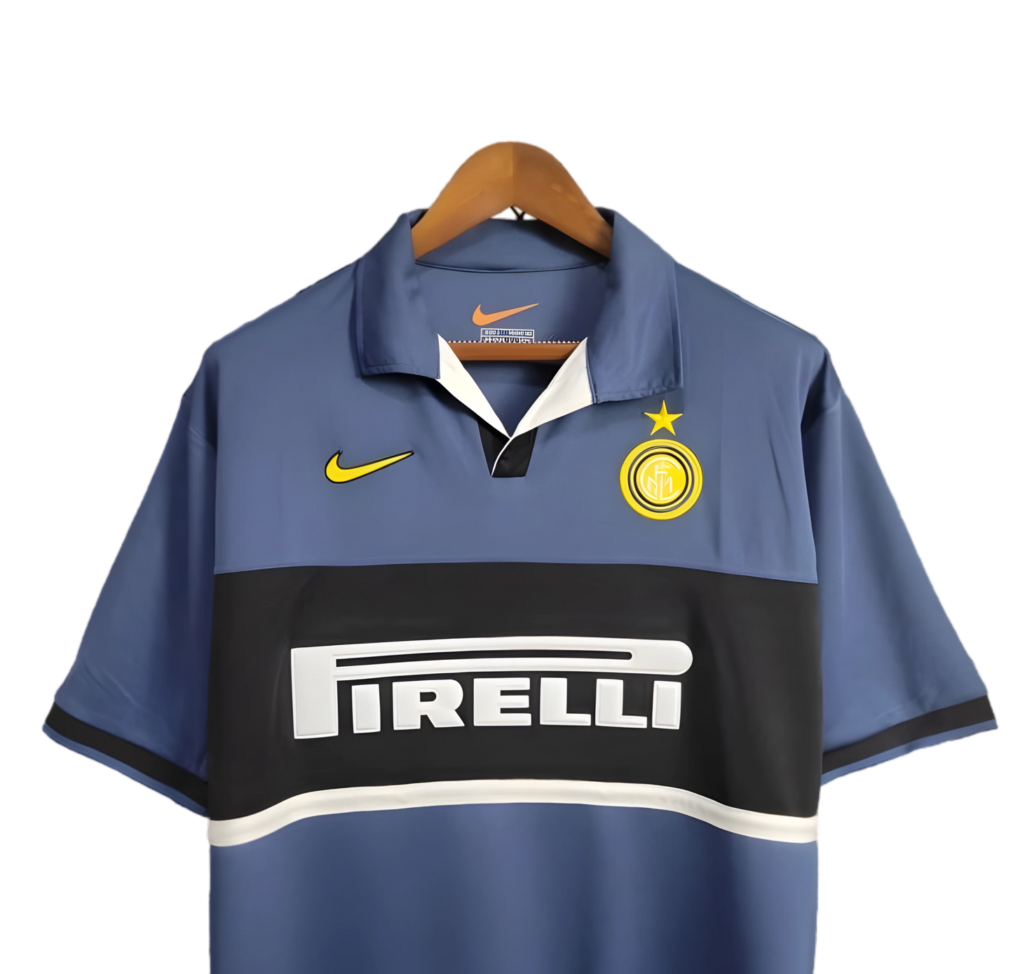 1998/1999 Inter Milan PIRELLI Third Blue Retro Kit - ClassicKits433 - GovintageJersey