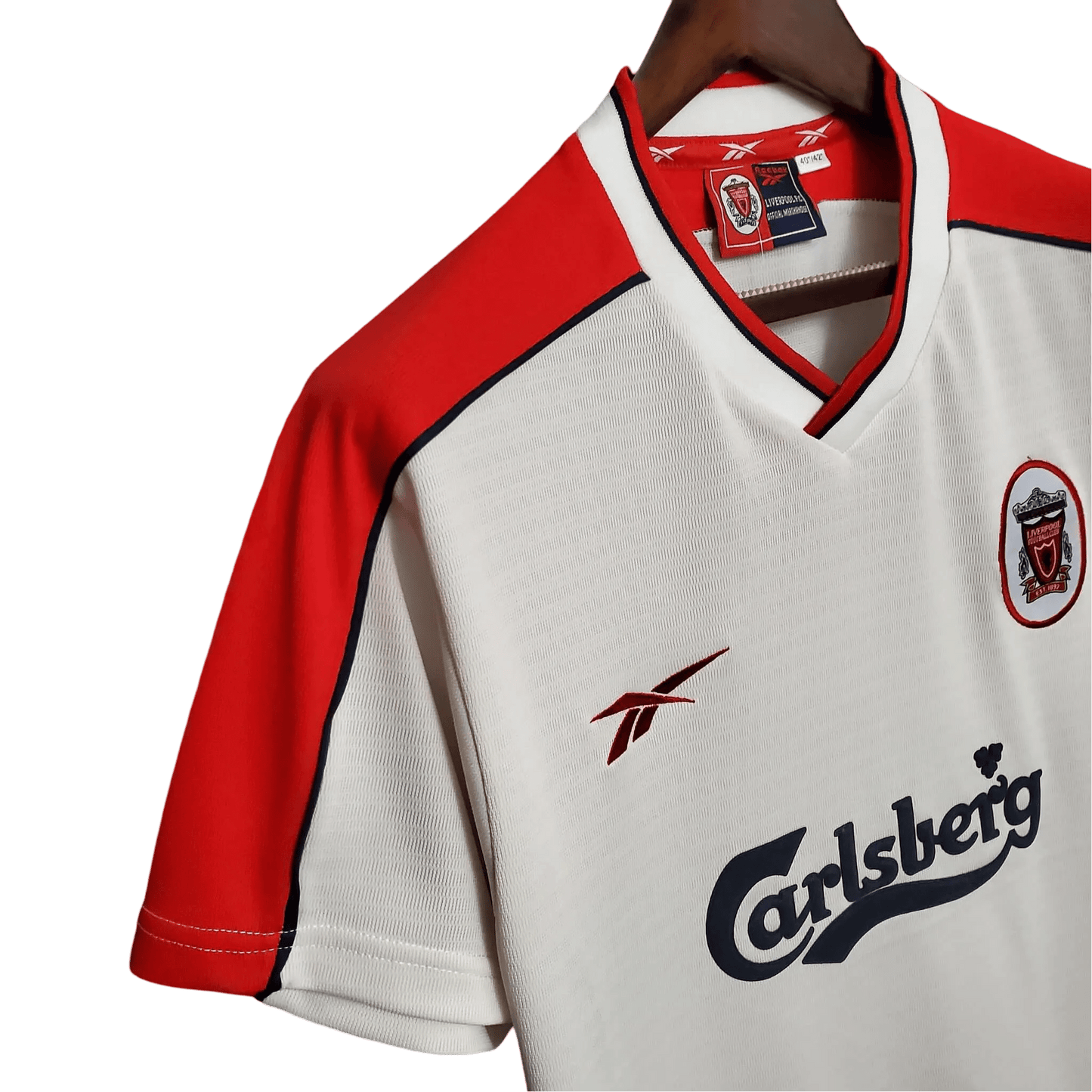 1998/1999 LiverpooI Carlsberg - White Away Retro Kit - ClassicKits433 - GovintageJersey