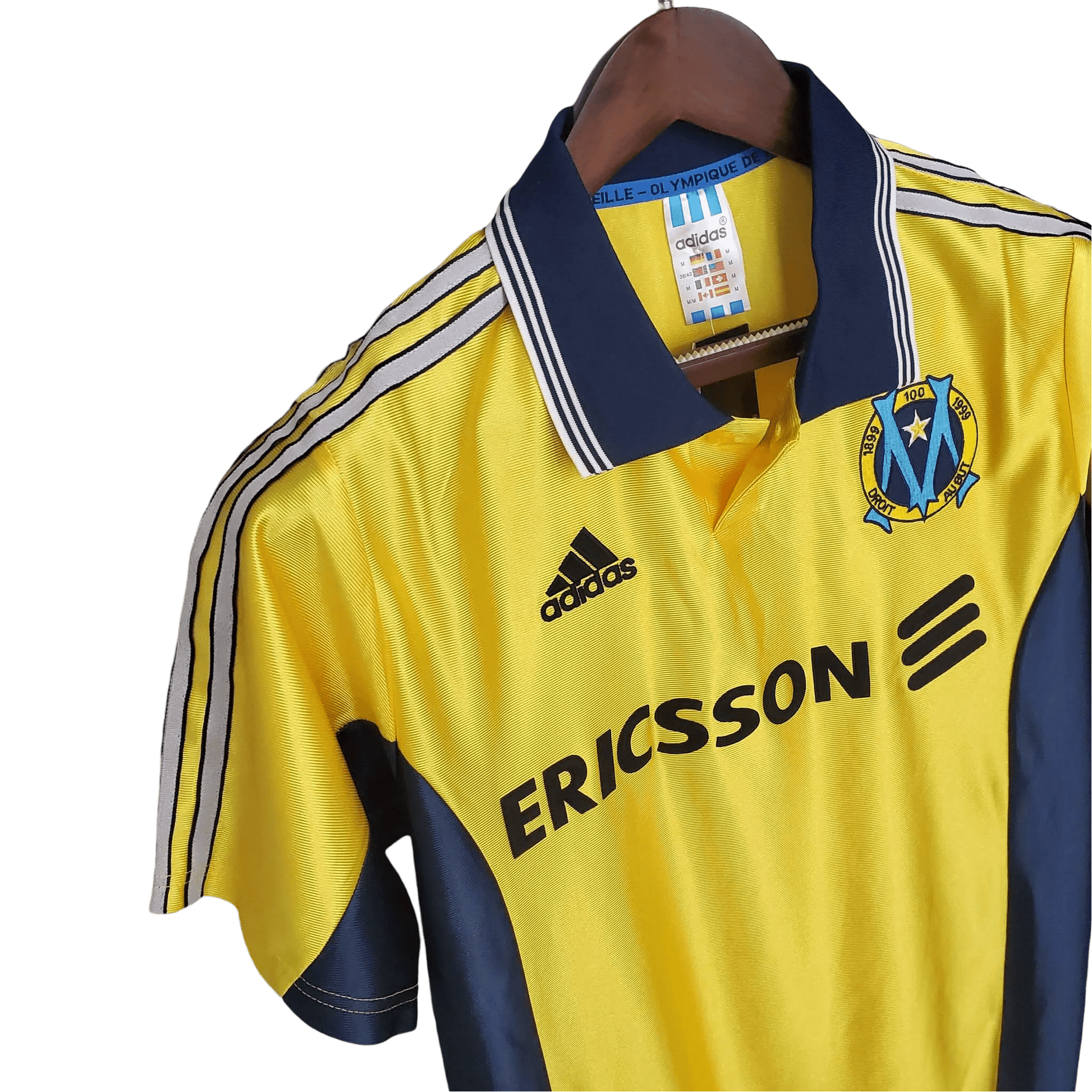 1998/1999 Olympique de Marseille Ericsson Away Retro Jersey - GovintageJersey