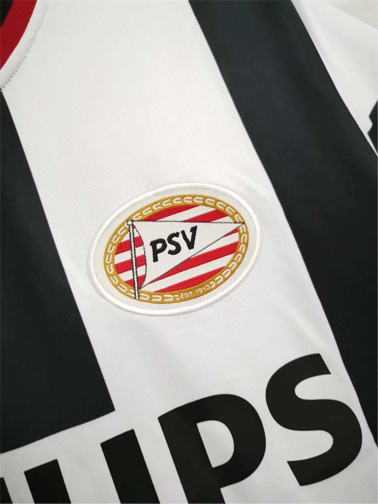 1998/1999 PSV Eindhoven Philips - Away blackwhite Retro kit - ClassicKits433 - GovintageJersey