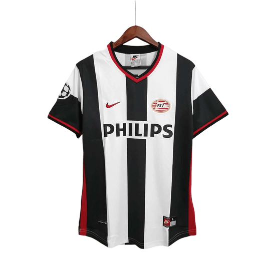 1998/1999 PSV Eindhoven Philips - Away blackwhite Retro kit - ClassicKits433 - GovintageJersey