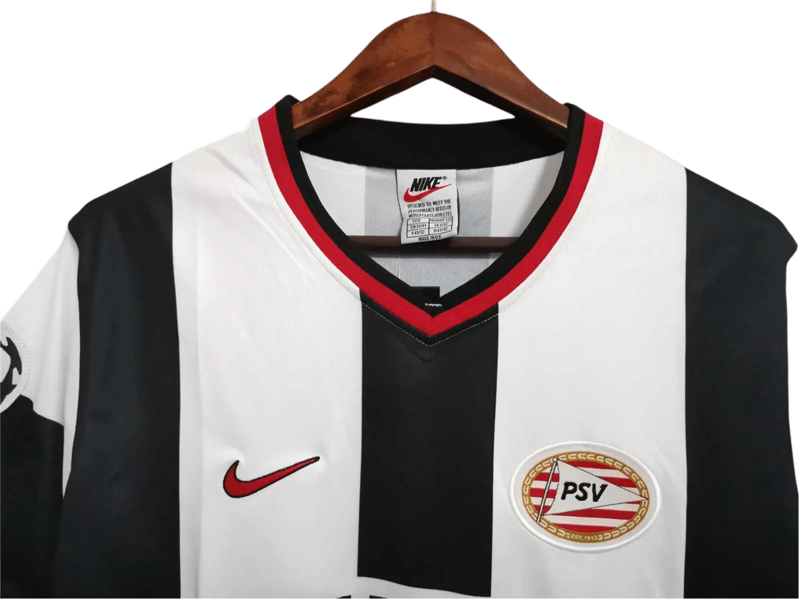 1998/1999 PSV Eindhoven Philips - Away blackwhite Retro kit - ClassicKits433 - GovintageJersey