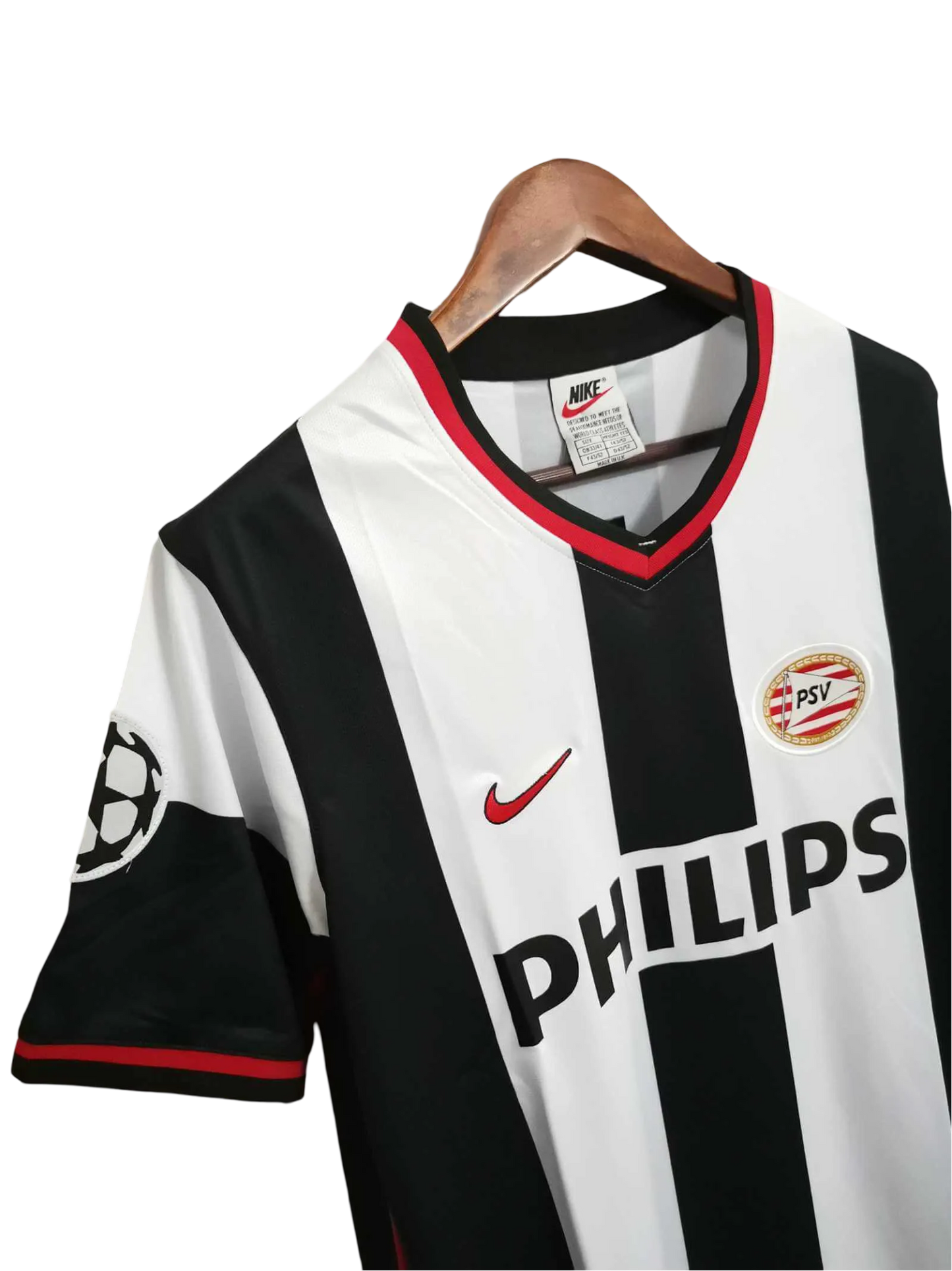 1998/1999 PSV Eindhoven Philips - Away blackwhite Retro kit - ClassicKits433 - GovintageJersey