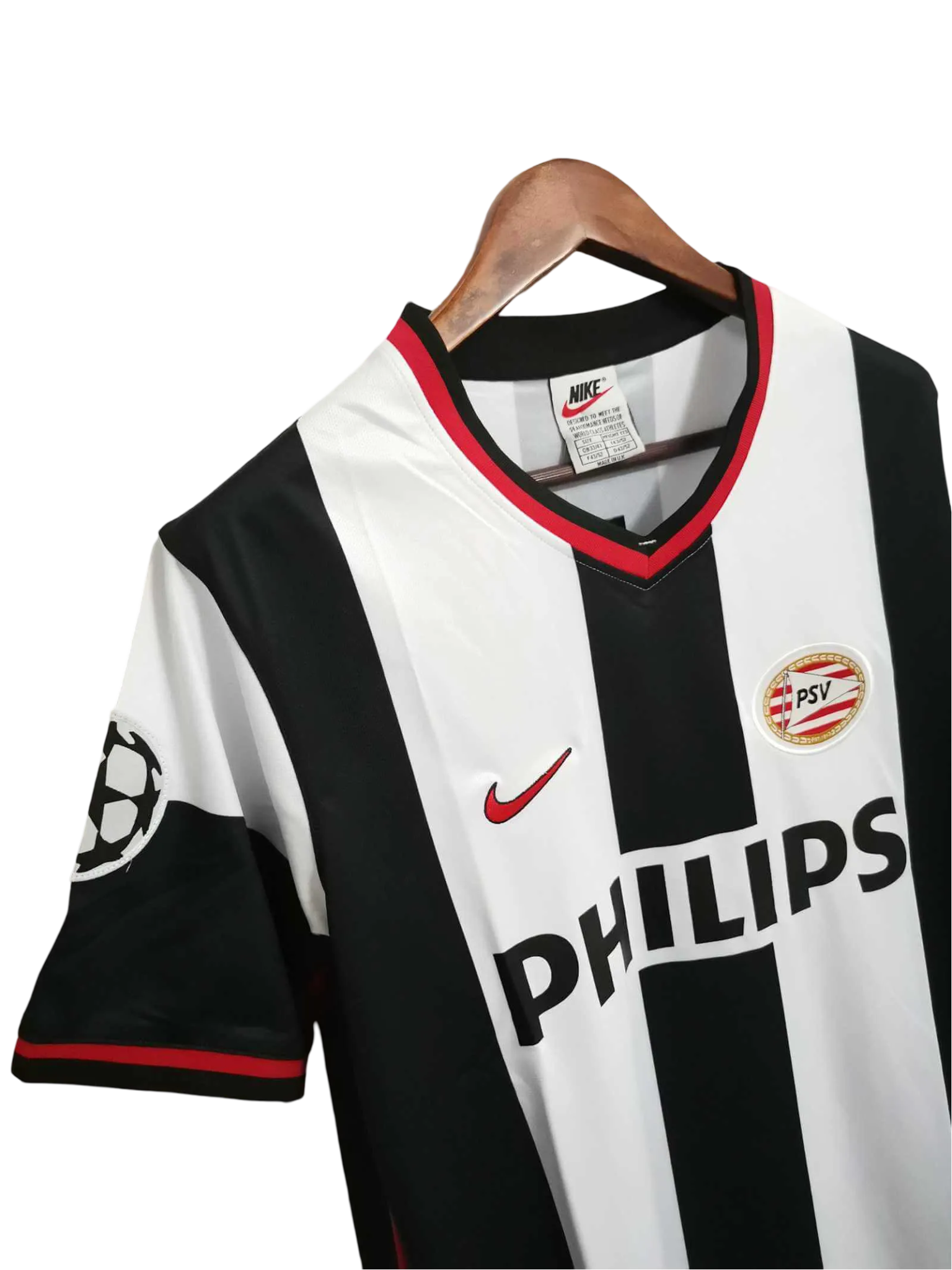 1998/1999 PSV Eindhoven Philips - Away blackwhite Retro kit - ClassicKits433 - GovintageJersey