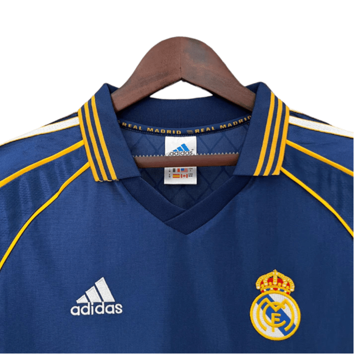 1998/1999 Real Madrid Teka Blue Third Retro Kit - ClassicKits433 - GovintageJersey