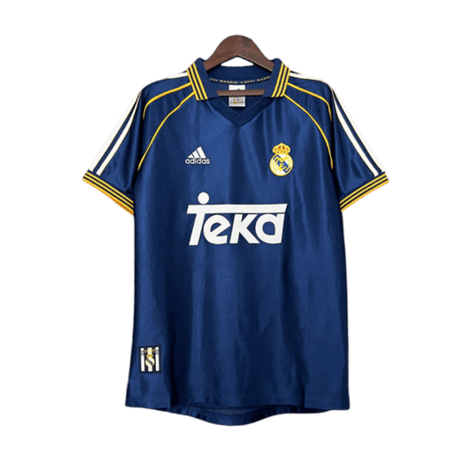 1998/1999 Real Madrid Teka Blue Third Retro Kit - ClassicKits433 - GovintageJersey