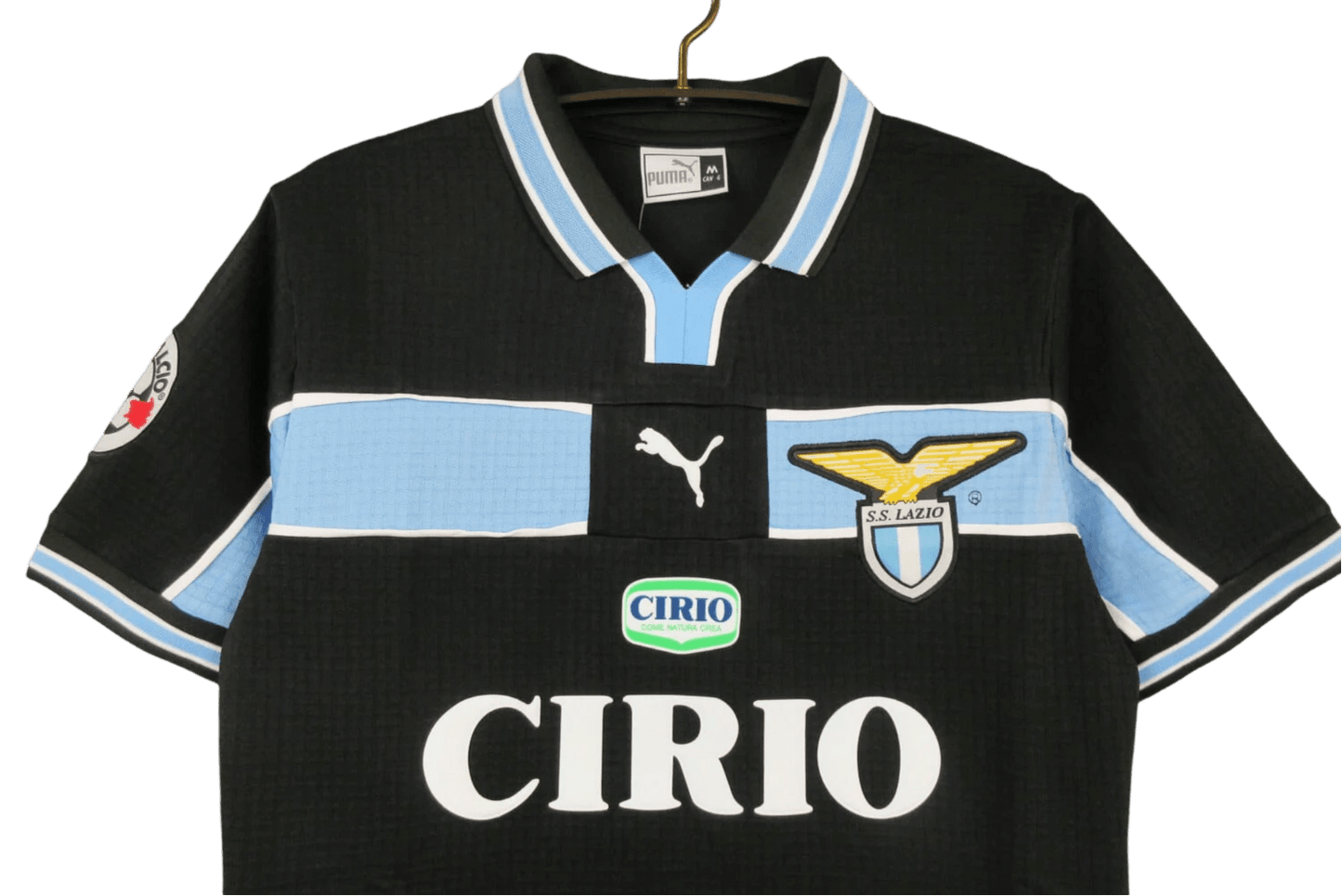 1998/2000 Lazio CIRIO Black Third Retro Kit - ClassicKits433 - GovintageJersey