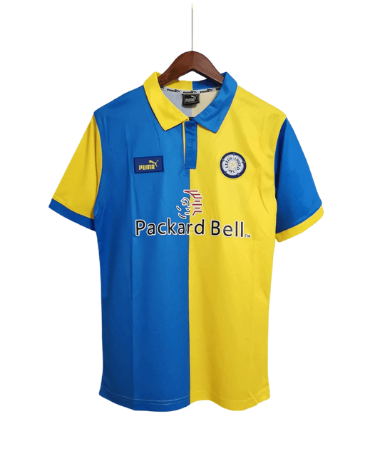 1998/2000 Leeds United Packard Bell Away Retro Kit - ClassicKits433 - GovintageJersey