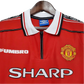 1998/2000 Manchester United SHARP Home Retro Kit - ClassicKits433 - GovintageJersey