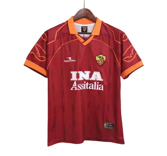 1999/2000 AS ROMA INA Assitalia DIADORA Home Retro Kit - ClassicKits433 - GovintageJersey