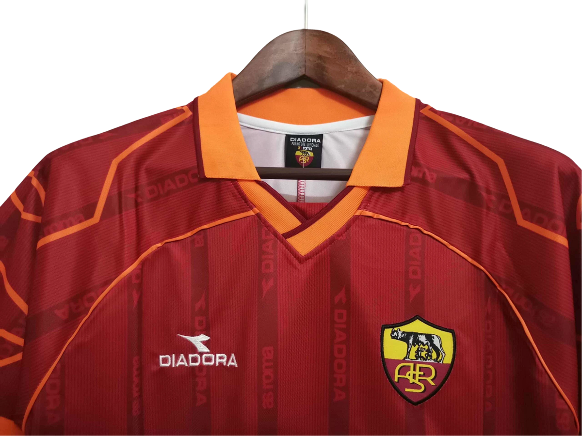 1999/2000 AS ROMA INA Assitalia DIADORA Home Retro Kit - ClassicKits43 1999/2000 AS ROMA INA Assitalia DIADORA Home Retro Kit - ClassicKits43