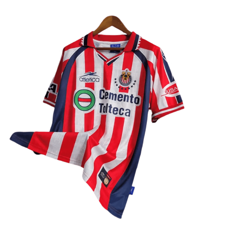 1999/2000 Chivas Guadalajara Cemento Tolteca - Home Retro Jersey - GovintageJersey