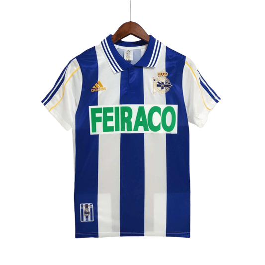 1999/2000 Deportivo La Corogne Feiraco Home Retro Kit - ClassicKits433 - GovintageJersey