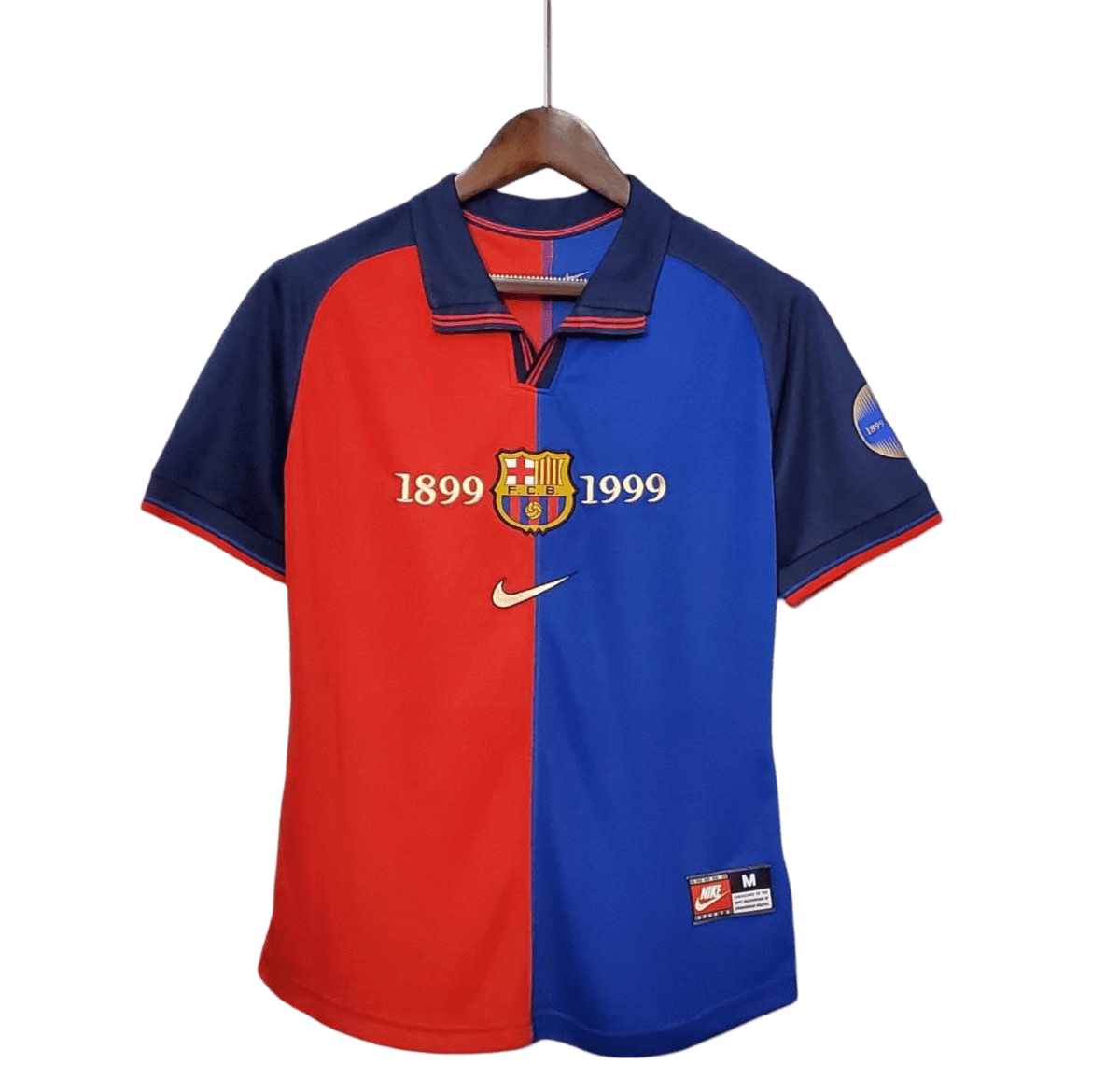 1999/2000 FC Barcelona 100th Anniversary Kit - 1899/1999 Blue and Red Jersey - ClassicKits433
