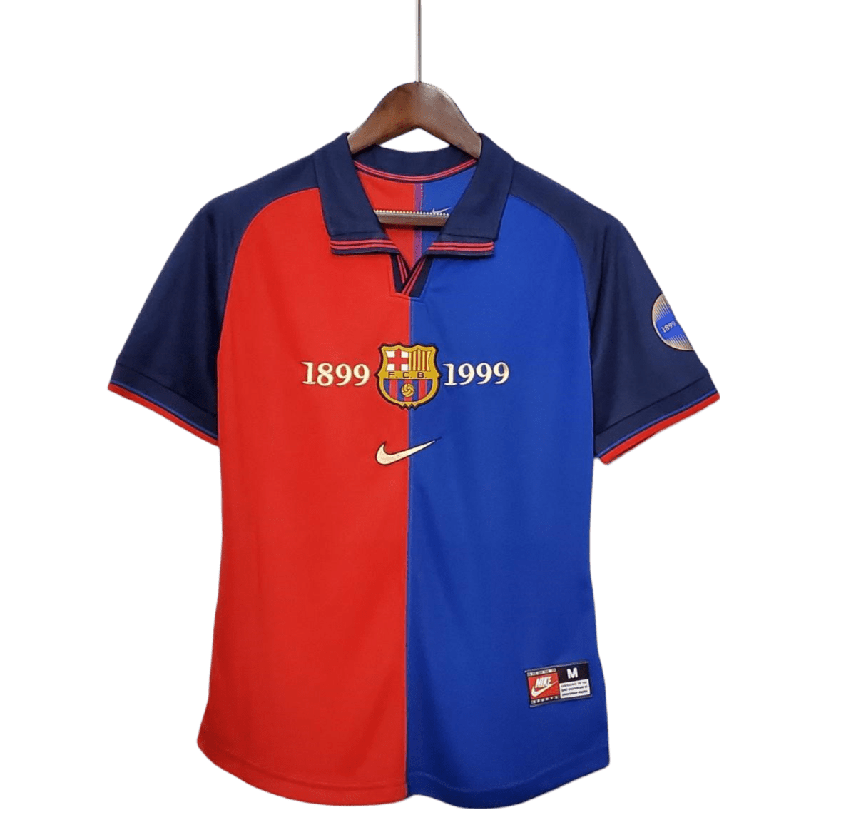 1999/2000 FC Barcelona 100th Anniversary Kit - 1899/1999 Blue and Red Jersey - ClassicKits433 - GovintageJersey