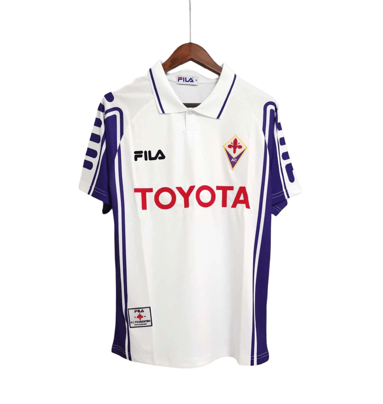 1999/2000 Fiorentina Florence TOYOTA FILA Away Retro Kit - ClassicKits433 - GovintageJersey