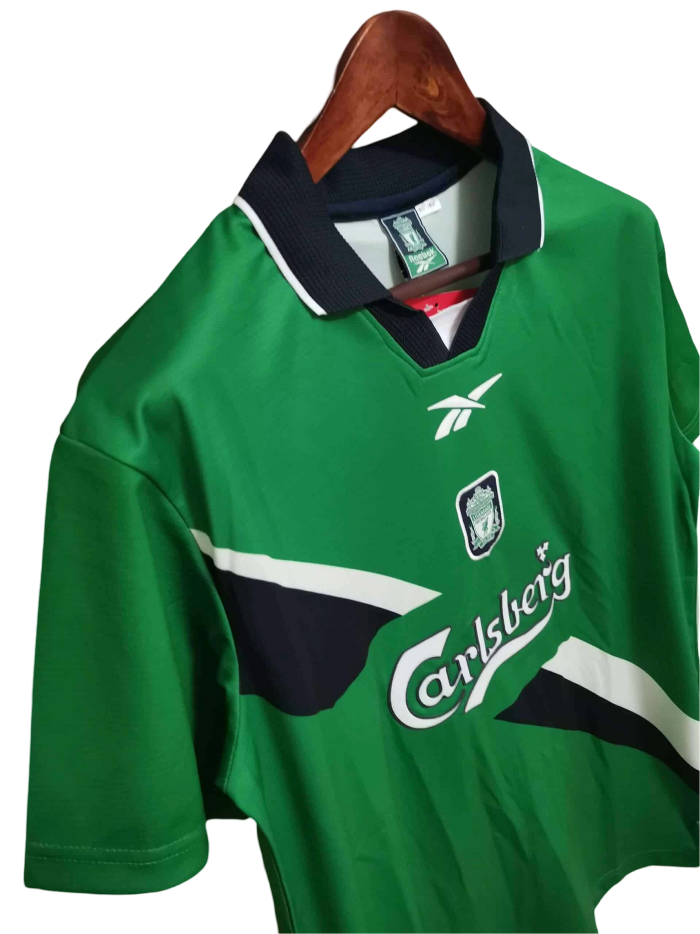 1999/2000 Liverpool Carlsberg - Green Away Retro Kit - ClassicKits433 - GovintageJersey