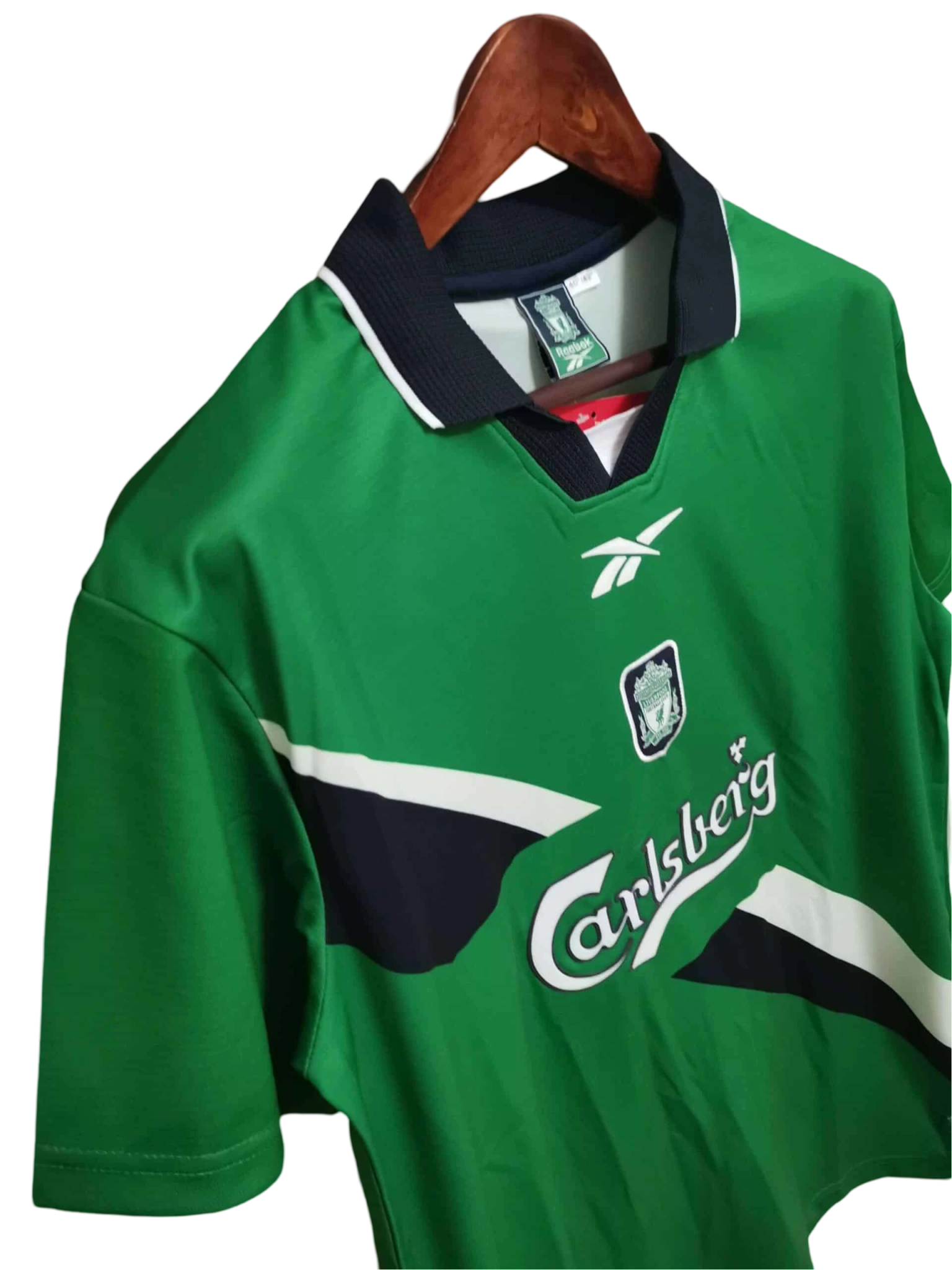 1999/2000 Liverpool Carlsberg - Green Away Retro Kit - ClassicKits433 - GovintageJersey