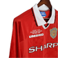 1999/2000 Manchester United SHARP - International Retro Kit – Long Sleeves - ClassicKits433 - GovintageJersey