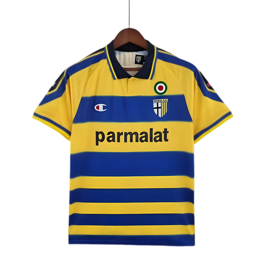 1999/2000 Parma Calcio PARMALAT Home Retro Kit - ClassicKits433 - GovintageJersey