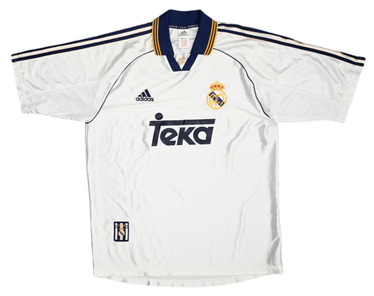 1999 2000 Real Madrid Teka White Home Retro Kit ClassicKits433 1999-2000-real-madrid-teka-white-home-retro-kit-classickits433