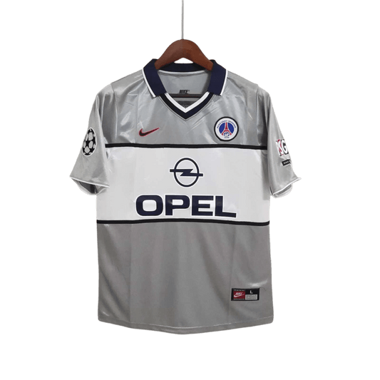 2000 - 2001 Paris Saint Germain Opel Grey Away Retro kit - GovintageJersey