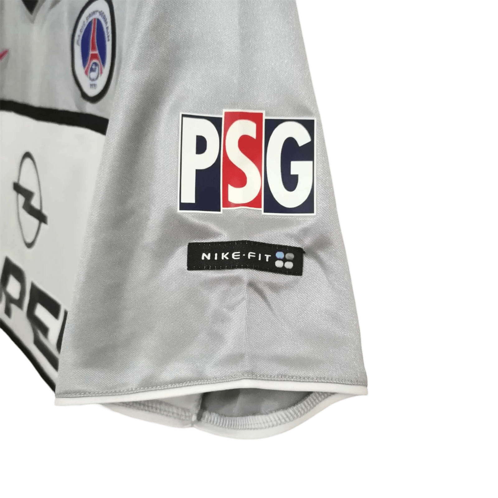 2000 -2001 Paris Saint Germain Opel Grey Away Retro kit 2000 -2001 Paris Saint Germain Opel Grey Away Retro kit