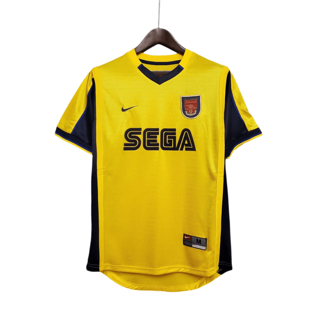 2000/2001 Arsenal Sega Yellow Away Retro Kit - ClassicKits433 - GovintageJersey