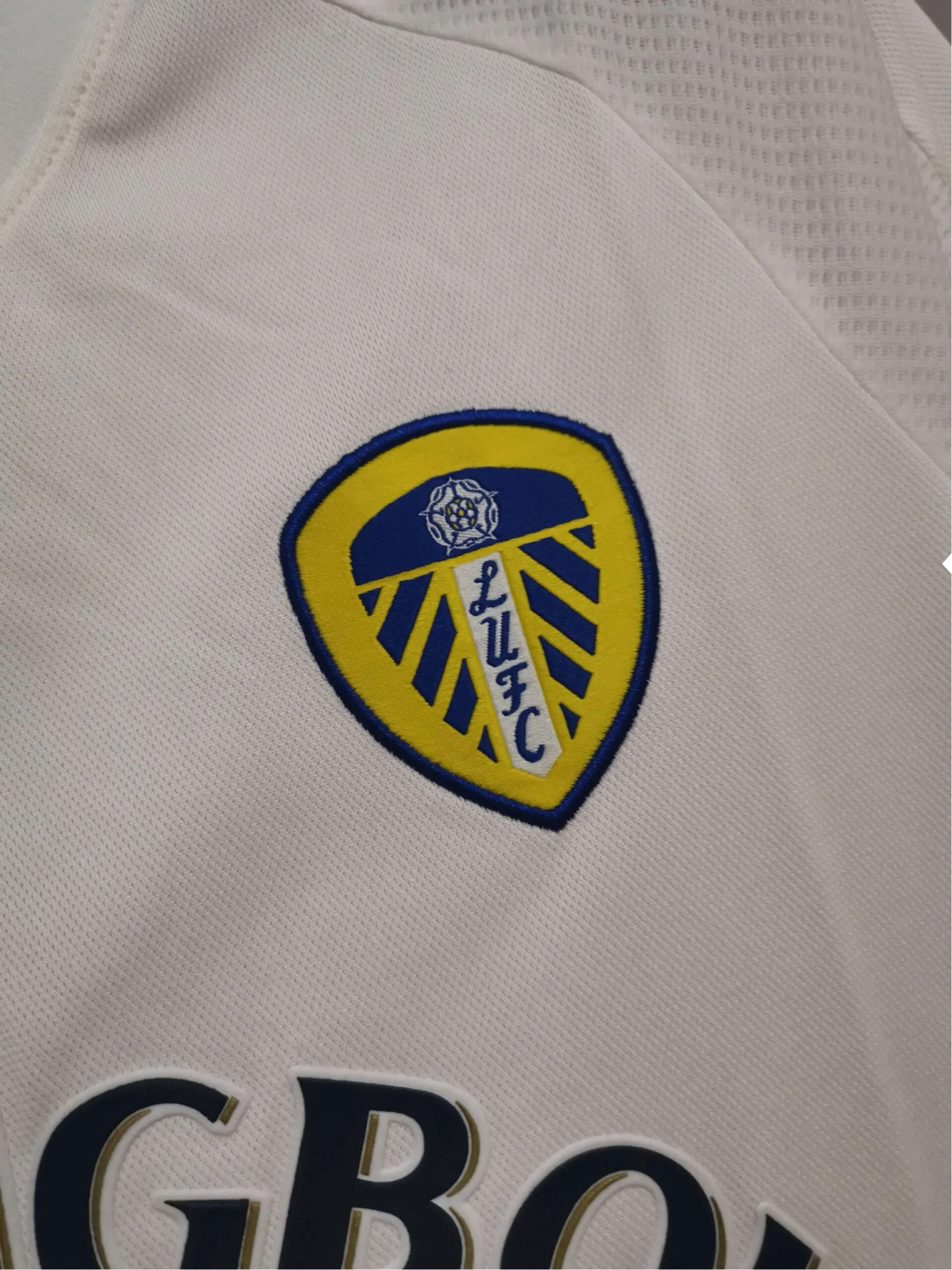 2000/2001 Leeds United STRONGBOW - White Home Retro Kit - ClassicKits433 - GovintageJersey