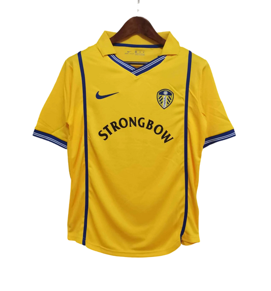 2000/2001 Leeds United STRONGBOW - Yellow Away Retro Kit - ClassicKits433 - GovintageJersey