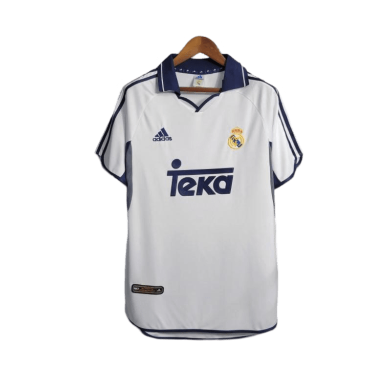 2000/2001 Real Madrid Teka White Home Retro Kit - ClassicKits433 - GovintageJersey