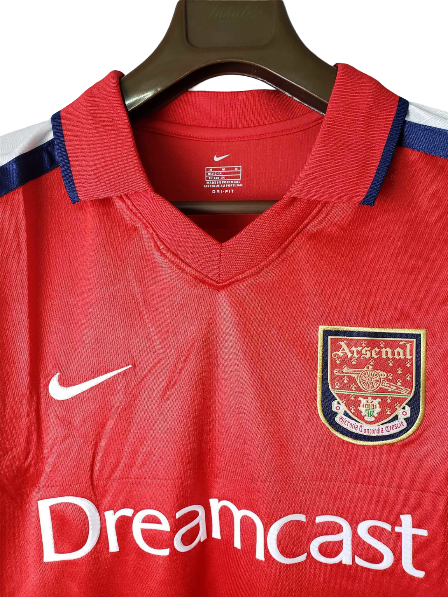 2000/2002 Arsenal Dreamcast Home Retro Kit – Long Sleeve - ClassicKits433 - GovintageJersey