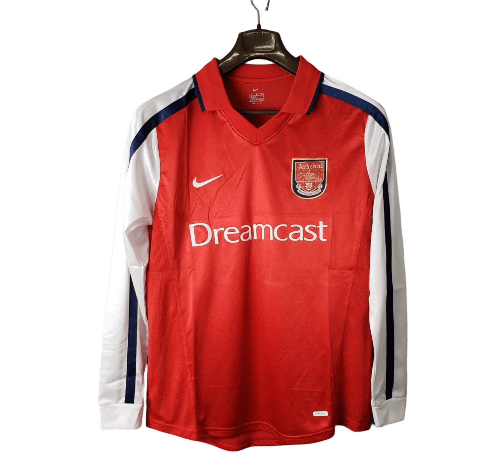 2000/2002 Arsenal Dreamcast Home Retro Kit – Long Sleeve - ClassicKits433 - GovintageJersey