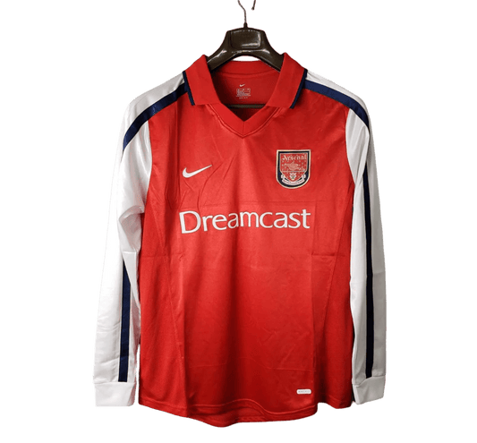 Arsenal Home Maillot de foot 2000 - 2002. Sponsored by Dreamcast Arsenal Home Maillot de foot 2000 - 2002. Sponsored by Dreamcast