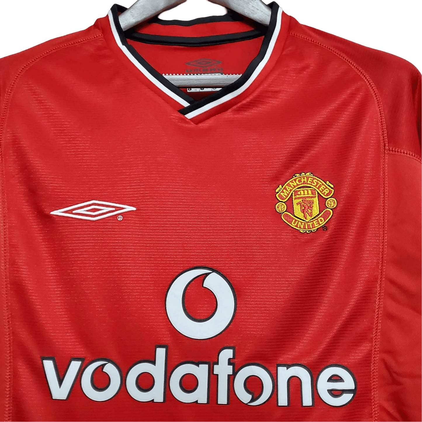 2000/2002 Manchester United Vodafone Home Retro Kit - ClassicKits433 - GovintageJersey