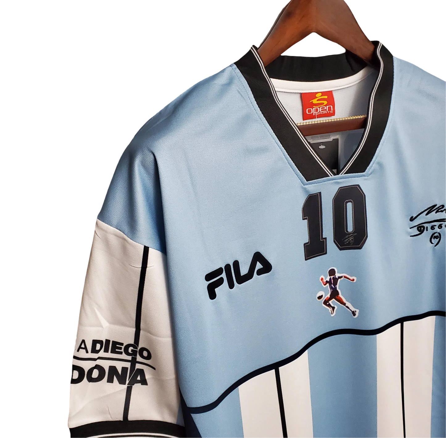 2001 Argentina Farewell Maradona Commemorative Edition Jersey - GovintageJersey