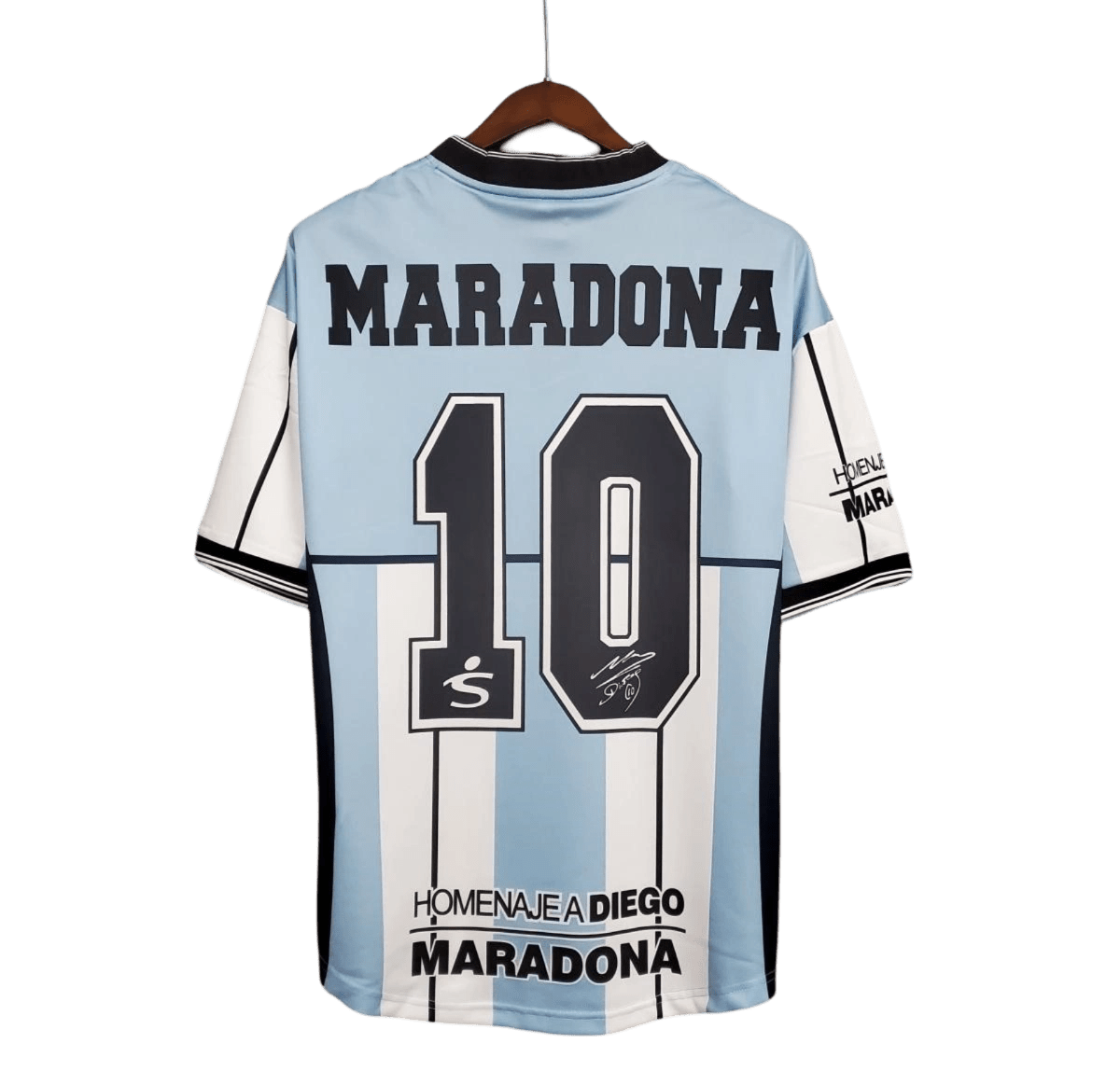 2001 Argentina Farewell Maradona Commemorative Edition Jersey - GovintageJersey