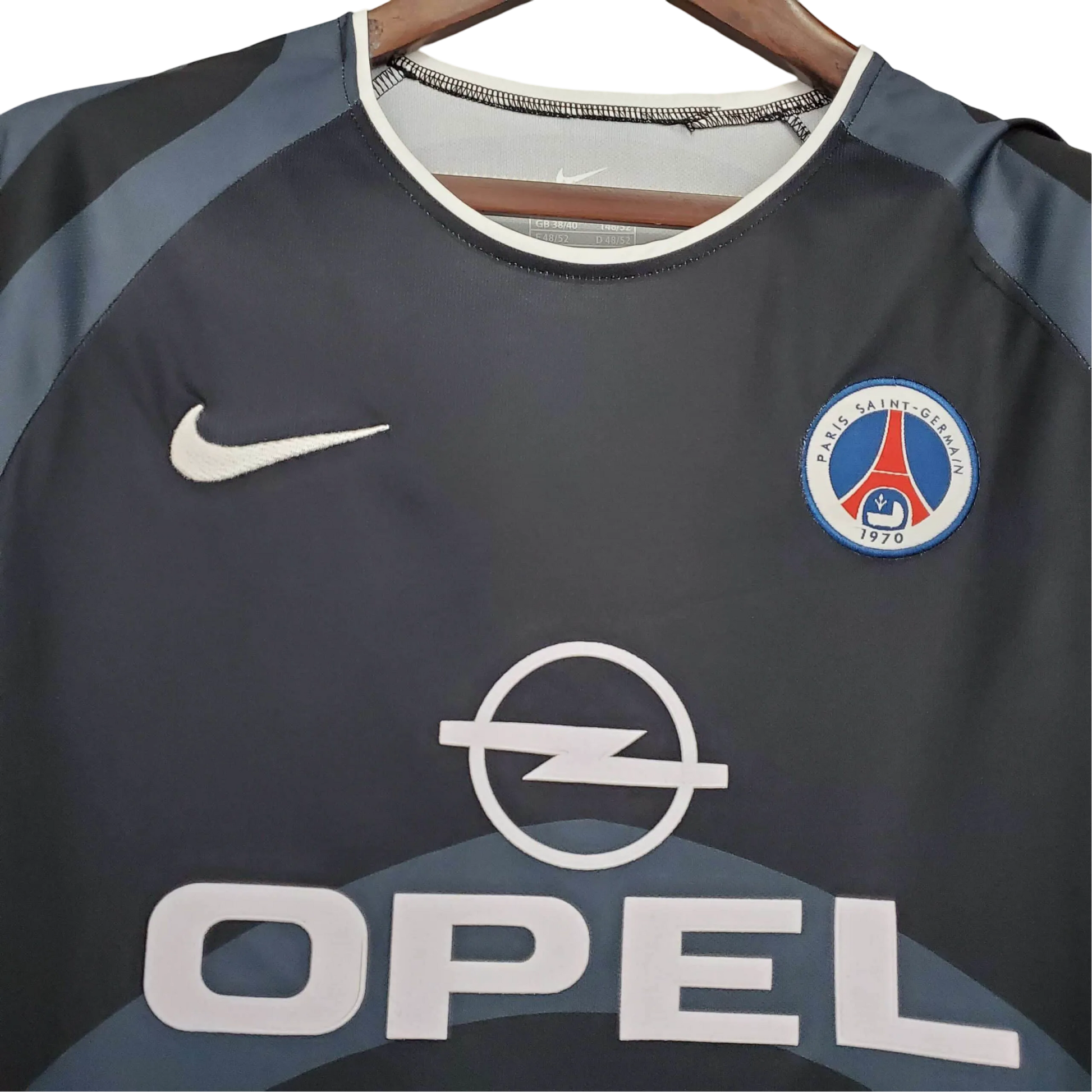 2001/2002 PARIS SAINT GERMAIN OPEL - 3rd black Retro kit - GovintageJersey