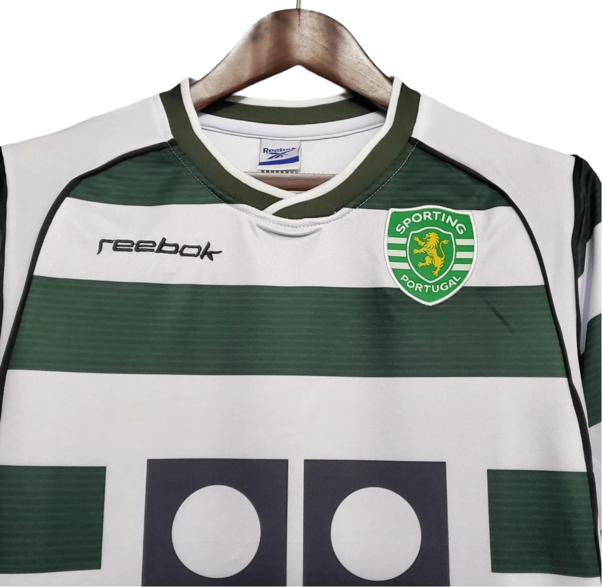 2001/2002 Sporting Lisbon Portugal TELECOM - PT Home Retro Jersey - GovintageJersey