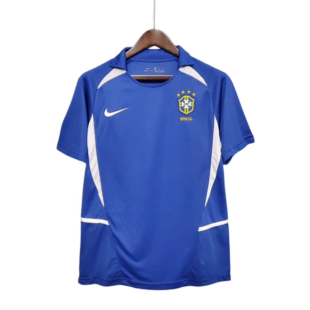 2002 Brazil World Cup Away Retro Kit - ClassicKits433 - GovintageJersey