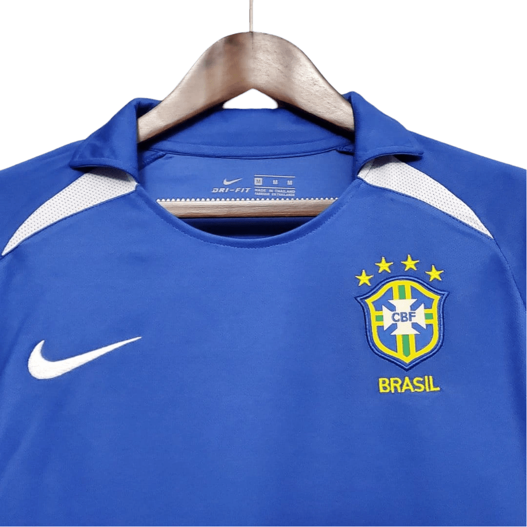 2002 Brazil World Cup Away Retro Kit - ClassicKits433 - GovintageJersey