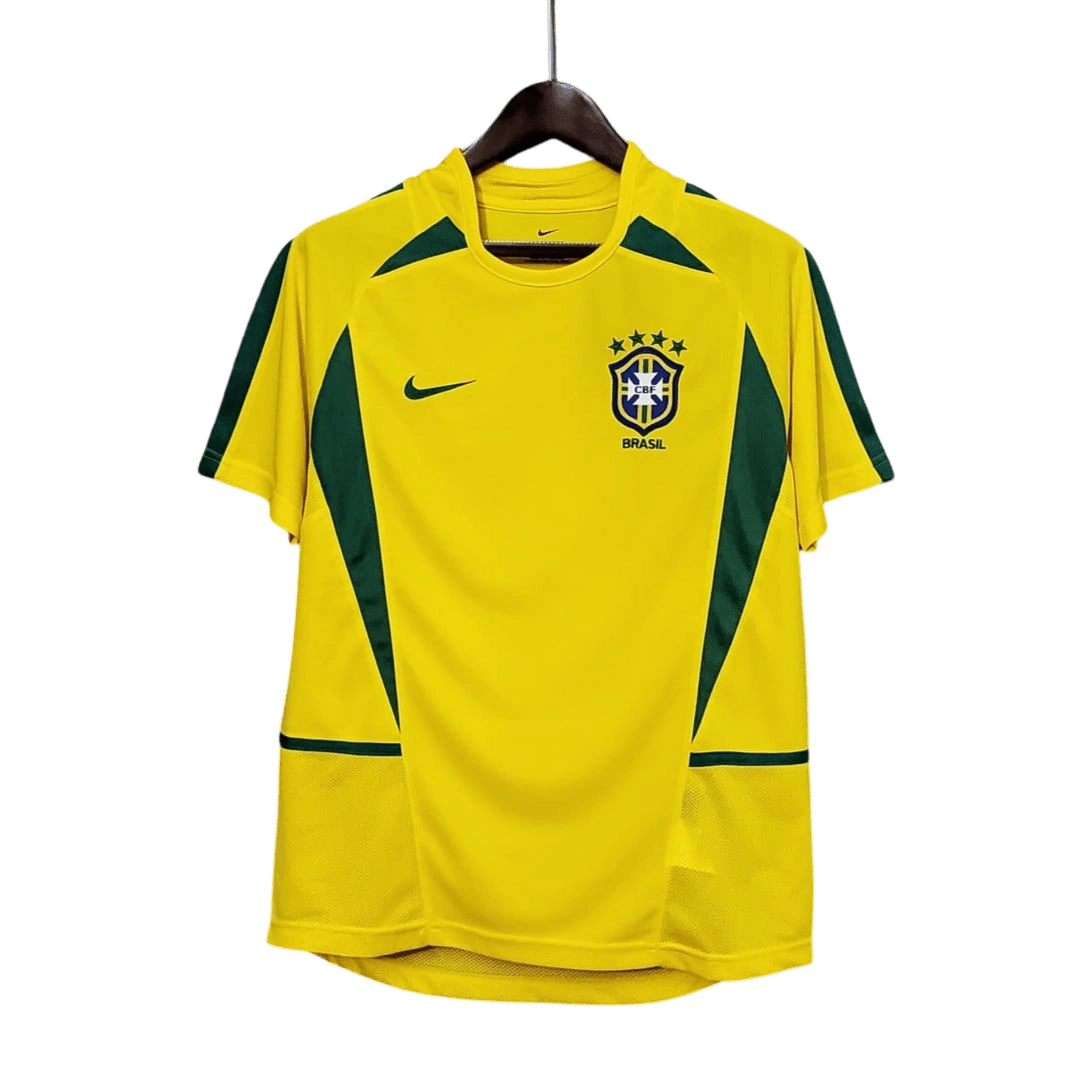 2002 Brazil World Cup Home Retro Kit - ClassicKits433 - GovintageJersey