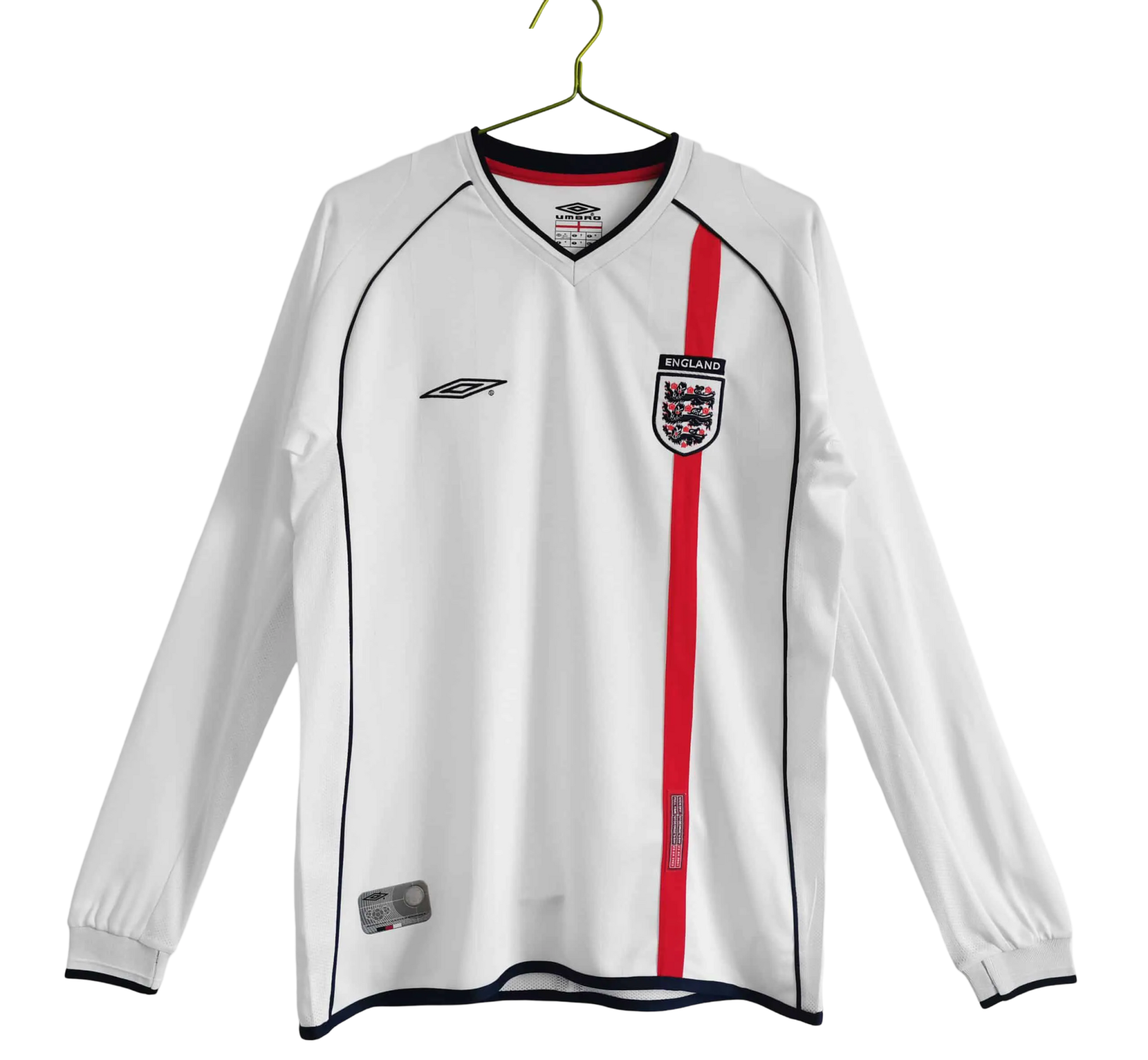 2002 England - Home Retro Kit - Long Sleeves - GovintageJersey