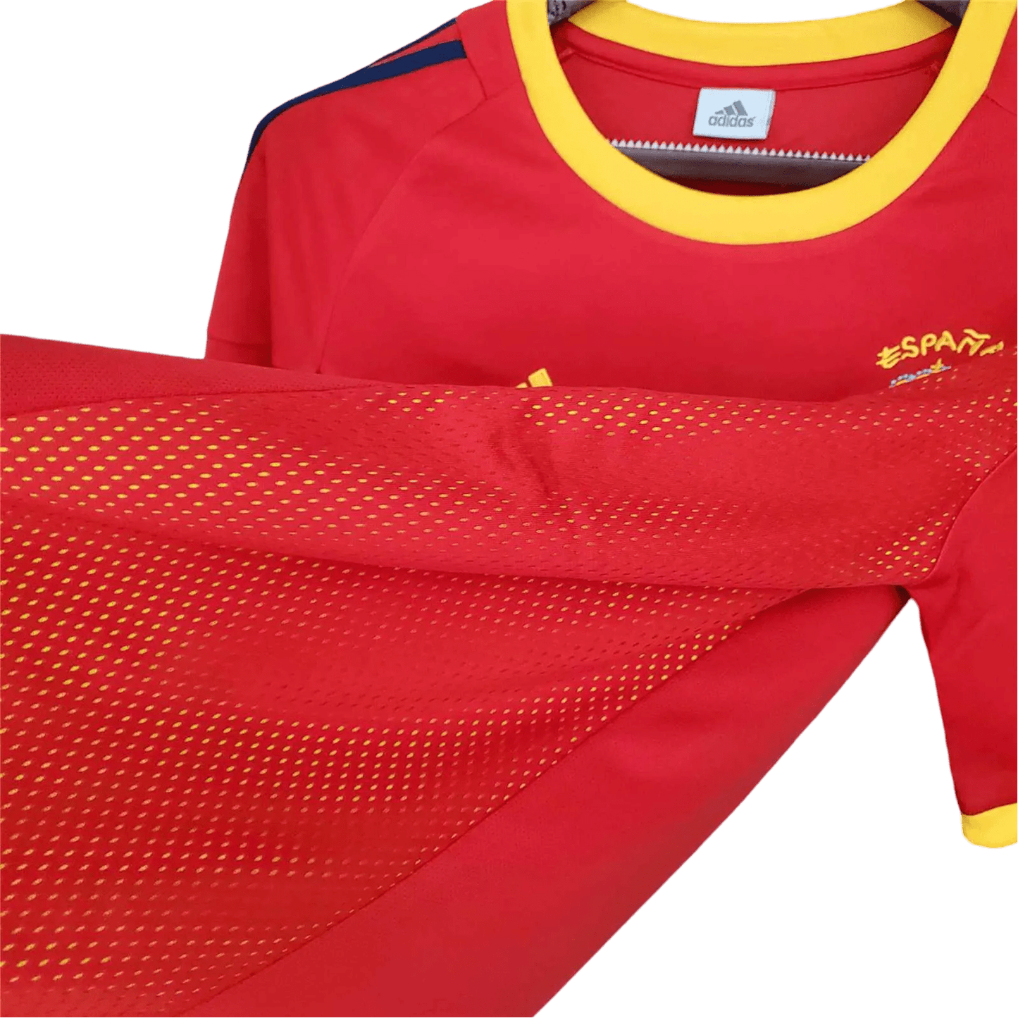 2002 Spain - Home Red Retro Kit - GovintageJersey